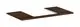 Hansgrohe-HG-Xelu-Q-Konsole-980-550-mit-Ausschnitt-mittig-fuer-Aufsatzwaschtisch-geschliffen-500-480-Nussbaum-Dunkel-54095630 gallery number 1